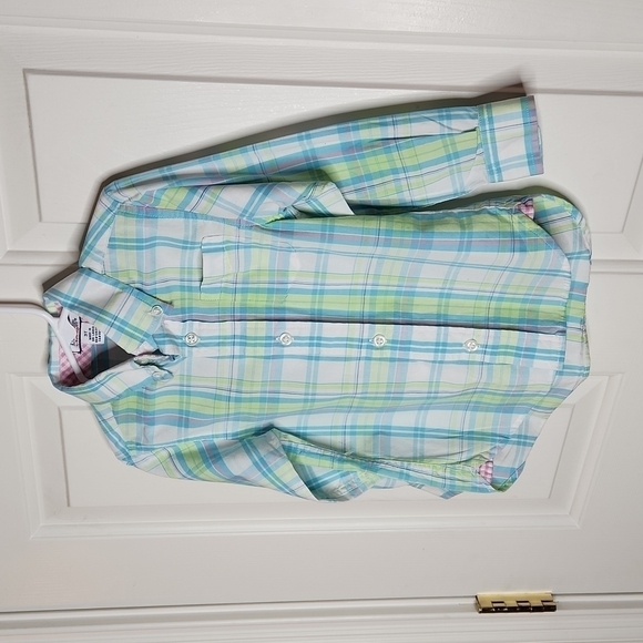 Kitestrings Pastel Plaid Button Down Shirt Size 3T - Picture 2 of 10